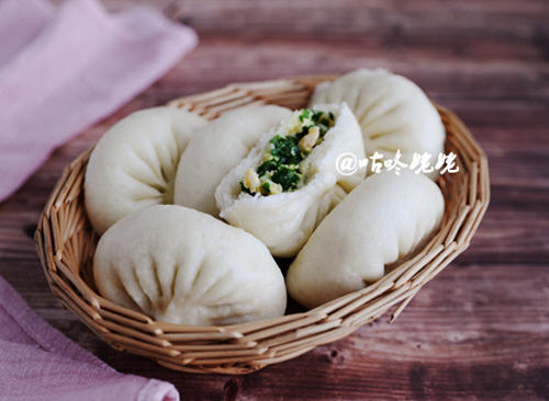 韭菜虾仁三鲜包子1 韭菜虾仁三鲜包子1