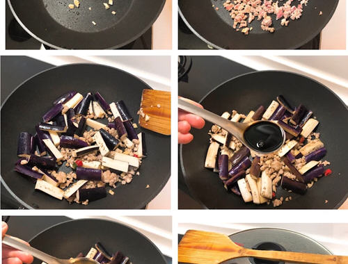 家常酱烧肉末茄子3 家常酱烧肉末茄子3