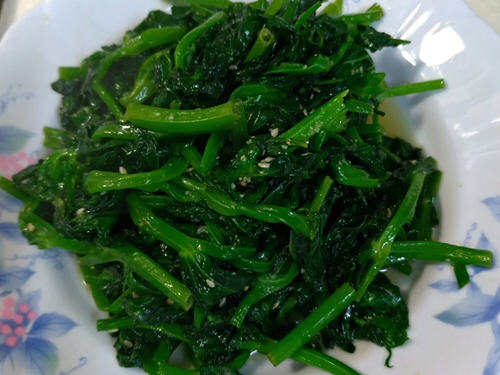 清炒大豆苗1 清炒大豆苗1
