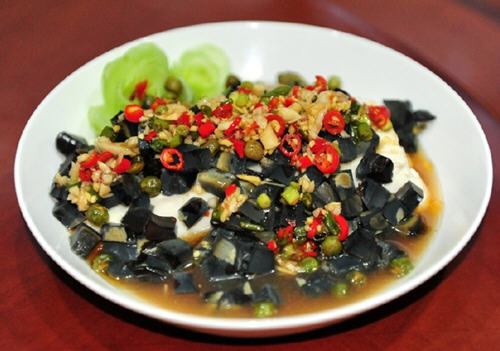 浇汁松花内酯豆腐4 浇汁松花内酯豆腐4