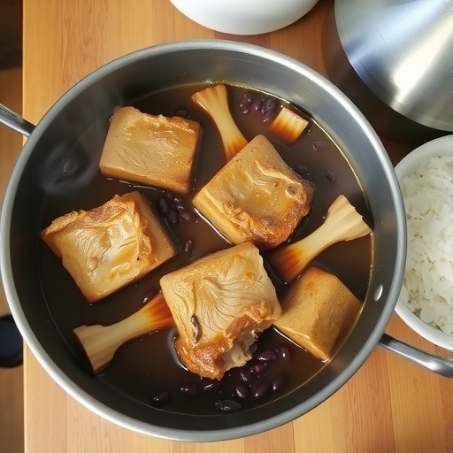 豆豉排骨蒸饭