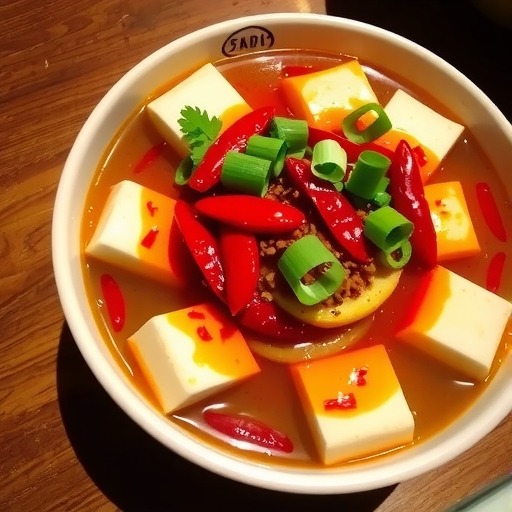 椒麻皮蛋豆腐