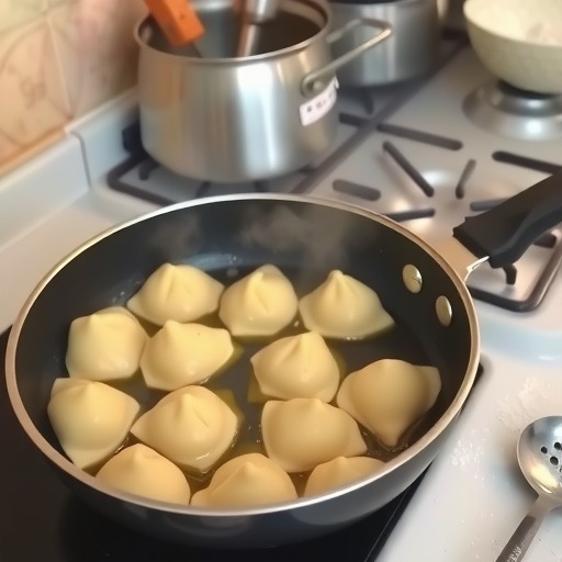 家庭煎饺子