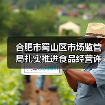 合肥市蜀山区市场监管局扎实推进食品经营许可便利化“微改革”（图1）