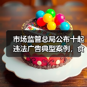 市场监管总局公布十起违法广告典型案例，食品领域有2起（图2）
