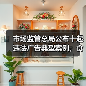 市场监管总局公布十起违法广告典型案例，食品领域有2起（图4）
