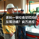 余姚一学校食堂绞肉机发现活蛆？官方通报：属实（图4）