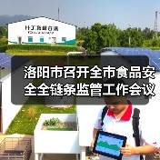 洛阳市召开全市食品安全全链条监管工作会议（图1）