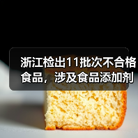 浙江检出11批次不合格食品，涉及食品添加剂超标、农兽药残留超标（图3）
