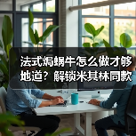 法式焗蜗牛怎么做才够地道?解锁米其林同款仪式感!✨(图1) 法式焗蜗牛怎么做才够地道?解锁米其林同款仪式感!✨(图1)