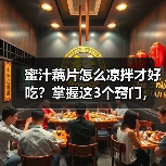 蜜汁藕片怎么凉拌才好吃?掌握这3个窍门,清爽开胃全家抢着吃!(图3) 蜜汁藕片怎么凉拌才好吃?掌握这3个窍门,清爽开胃全家抢着吃!(图3)