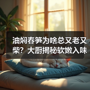 油焖春笋为啥总又老又柴?大厨揭秘软嫩入味不塞牙的神操作!(图4) 油焖春笋为啥总又老又柴?大厨揭秘软嫩入味不塞牙的神操作!(图4)