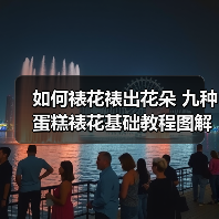 如何裱花裱出花朵 九种蛋糕裱花基础教程图解（图3）