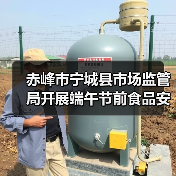 赤峰市宁城县市场监管局开展端午节前食品安全专项检查
