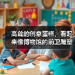 高耸的创意蛋糕,看起来像博物馆的前卫雕塑(图3) 高耸的创意蛋糕,看起来像博物馆的前卫雕塑(图3)