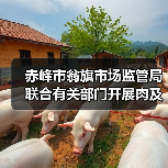 赤峰市翁旗市场监管局联合有关部门开展肉及肉制品专项检查