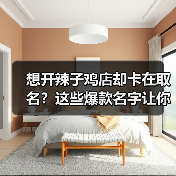 想开辣子鸡店却卡在取名?这些爆款名字让你客流爆棚!(图4) 想开辣子鸡店却卡在取名?这些爆款名字让你客流爆棚!(图4)