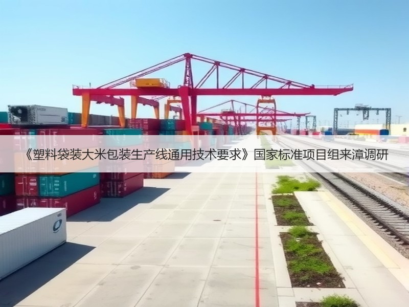《塑料袋装大米包装生产线通用技术要求》国家标准项目组来漳调研