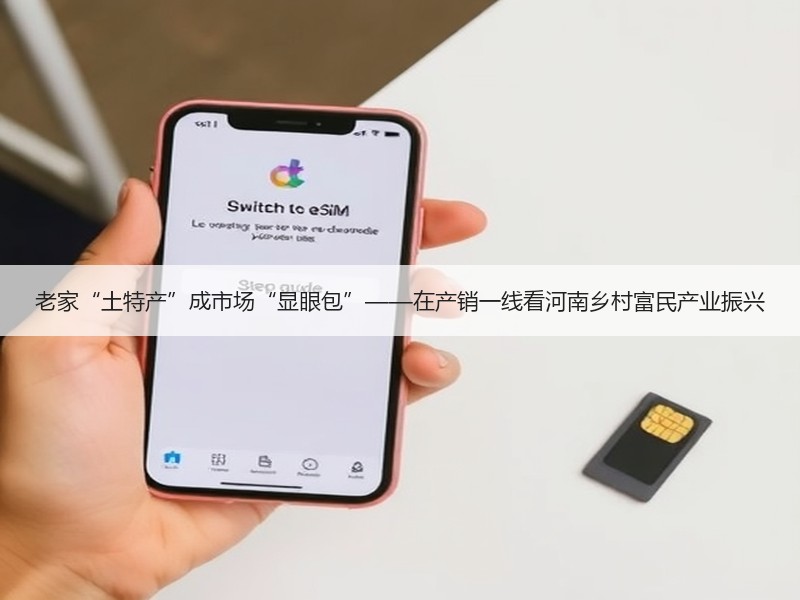 老家“土特产”成市场“显眼包”——在产销一线看河南乡村富民产业振兴