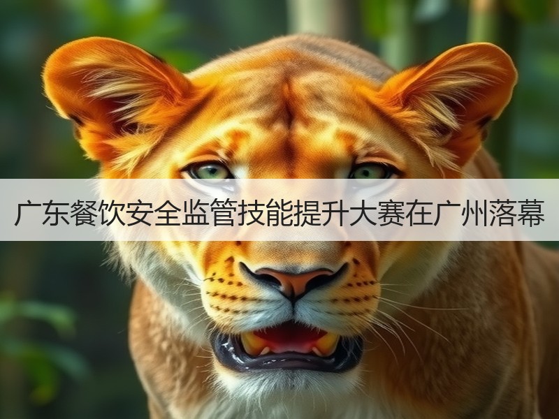 广东餐饮安全监管技能提升大赛在广州落幕