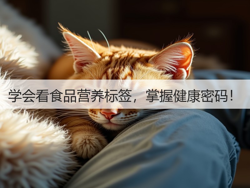 学会看食品营养标签，掌握健康密码！