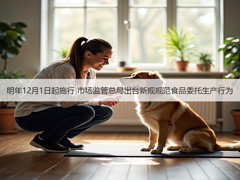 明年12月1日起施行 市场监管总局出台新规规范食品委托生产行为