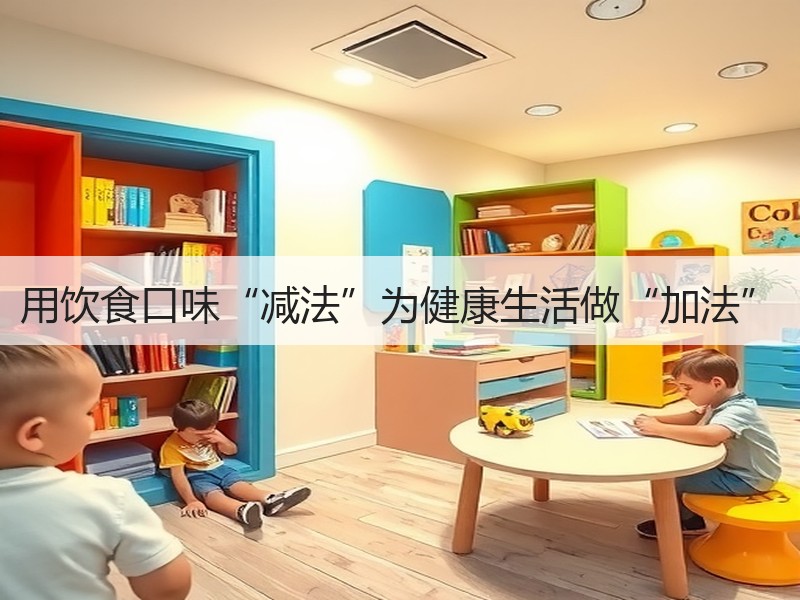 用饮食口味“减法”为健康生活做“加法”
