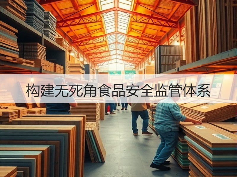 构建无死角食品安全监管体系