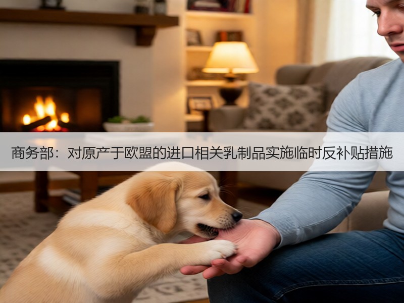 商务部：对原产于欧盟的进口相关乳制品实施临时反补贴措施