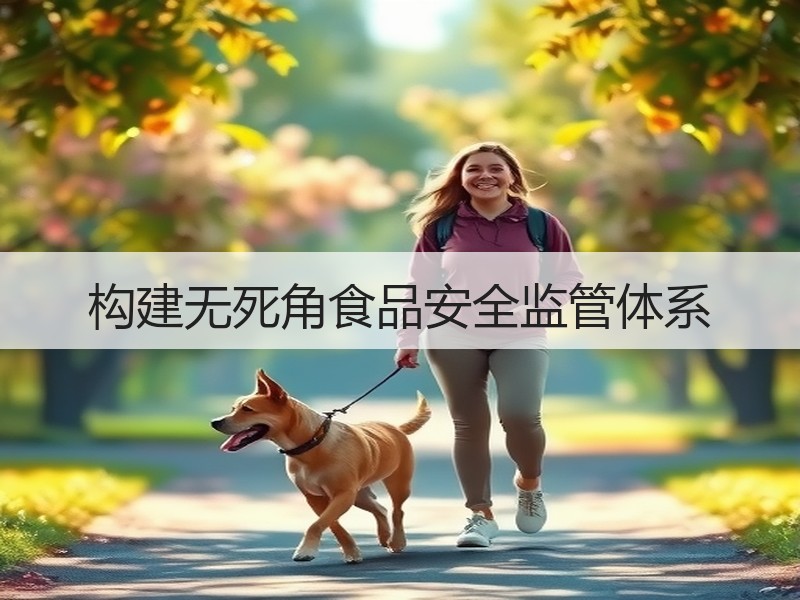 构建无死角食品安全监管体系