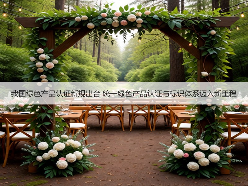 我国绿色产品认证新规出台 统一绿色产品认证与标识体系迈入新里程