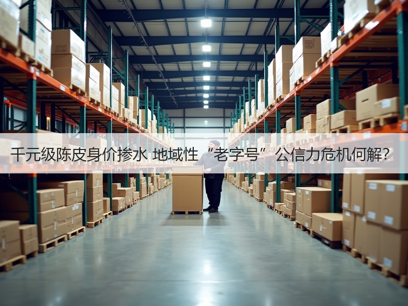 千元级陈皮身价掺水 地域性“老字号”公信力危机何解？