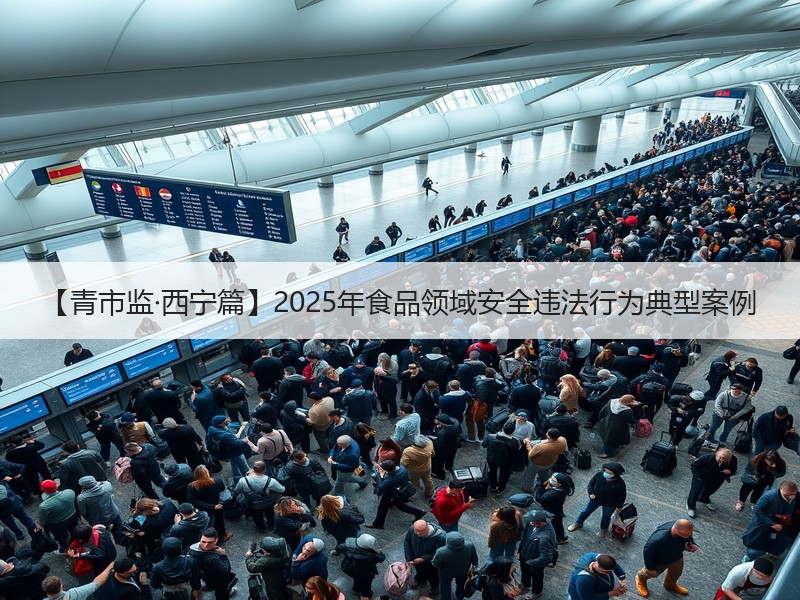 【青市监·西宁篇】2025年食品领域安全违法行为典型案例