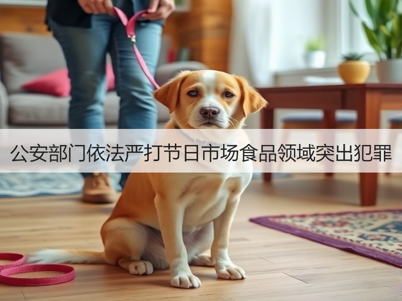 公安部门依法严打节日市场食品领域突出犯罪